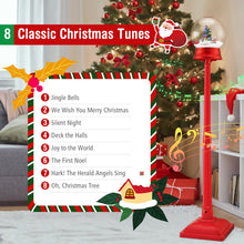 Load image into Gallery viewer, Christmas Street Lamp, 5FT Red Musical Festive Lamp Post
