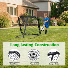 Load image into Gallery viewer, Foldable Football Rebounder Net, Football Training Net with Metal Frame, Adjustable Soccer Target Goal
