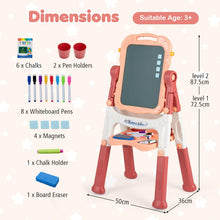 Load image into Gallery viewer, 4 in 1 Kids Art Easel Children Double Side Easel
