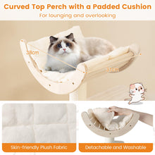 Load image into Gallery viewer, 141cm Tall Wooden Cat Tree for Indoor Cats Solid Plywood Multi-Level Kitten Tower
