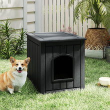 Load image into Gallery viewer, Hidden Cat Litter Box Enclosure with Flip Front Door and Raised Floor
