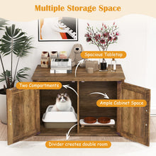 Load image into Gallery viewer, Hidden Kitty Washroom Toilet Furniture Storage Cabinet
