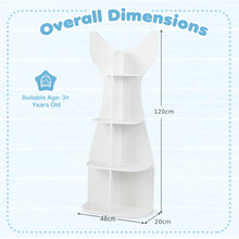 Load image into Gallery viewer, Fish-Shaped Toddler Book Toy Organizer Display Rack
