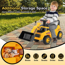 Load image into Gallery viewer, Kids Ride on Excavator, Toddlers Push Along Car with Adjustable Bucket(Bulldozer)
