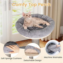 Load image into Gallery viewer, Tall Multi-Layer Cats Tower with Comfy Padded Top Perch, Private Condo
