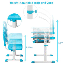 Load image into Gallery viewer, Height Adjustable Kids Table with Chair
