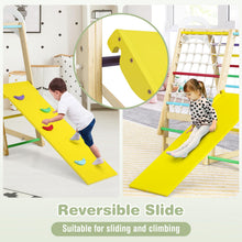 Load image into Gallery viewer, Multi-functional Kid's Climbing Toy with Slide and Climbing Net
