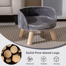 Load image into Gallery viewer, Pet Bed Sofa Wooden Couch with Removable and Washable Cushion
