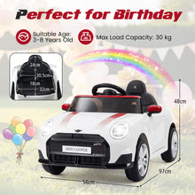 Load image into Gallery viewer, 12V Kids Ride on Car with Remote Control, Horn, Music
