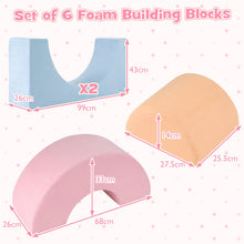 Load image into Gallery viewer, 6-Piece Soft Play Climbing Blocks, Baby Climb and Crawl Foam Play Set, Indoor Toddlers Foam
