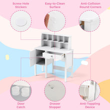 Load image into Gallery viewer, Kids Desk and Chair Set with Drawer
