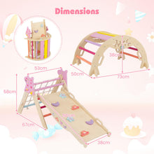 Load image into Gallery viewer, 3-Piece Foldable Toddler Climbing Toys with Climber Rope and Maze Game
