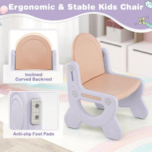 Load image into Gallery viewer, Height-adjustable and Foldable Standing Kids Art Easel with Chair
