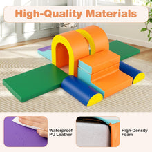Load image into Gallery viewer, 10-Piece Foam Climbing Blocks for Crawling Climbing and Sliding

