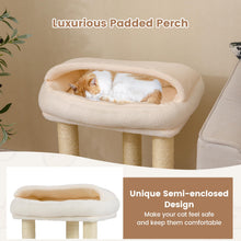 Load image into Gallery viewer, Cat Tree, 61cm Comfy Plush Top Perch Bed, Sisal Scratching Posts
