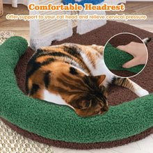 Load image into Gallery viewer, Mushroom Cat Bed, Multifunctional Cat Tree House Kitten Bed
