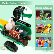 Load image into Gallery viewer, Kids Ride On Excavator, 3 in 1 Children Pedal Tractor with Detachable Trailer
