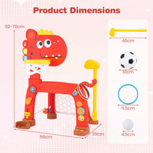 Load image into Gallery viewer, 4 in 1 Multi-sport Activity Center, Kids Basketball Hoop Set
