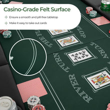 Load image into Gallery viewer, 8 Players Poker Table with Padded Rail

