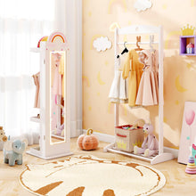 Load image into Gallery viewer, Kids Jewelry Cabinet Standing Children Jewelry Organizer
