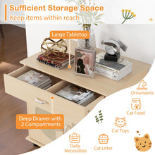 Load image into Gallery viewer, Cat Litter Box Enclosure, Wooden Hidden Kitty Washroom Storage Bench
