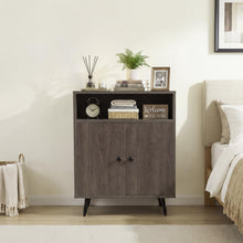 Load image into Gallery viewer, Cat Litter Box Enclosure, Wooden Hidden Kitty Washroom with Shelves
