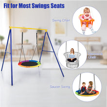 Load image into Gallery viewer, Kids Swing Frame Heavy Duty Metal Swing Stand with Ground Stakes
