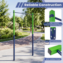 Load image into Gallery viewer, Outdoor In-Ground Pull Up Bar Station, Heavy Duty Metal Chin Up Bar with 5 Adjustable Heightsv
