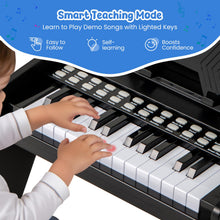 Load image into Gallery viewer, 25 Lighted Keys Kids Piano Keyboard Mini Digital Piano Wooden Toy
