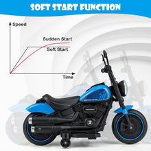 Load image into Gallery viewer, Kids Ride On Motorcycle, 6V Children Electric Motorbike with Training Wheels
