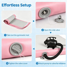 Load image into Gallery viewer, Inflatable Gymnastic Mat, 3M Home Gym Yoga Training Mat with Premium PVC Construction
