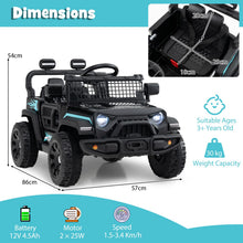 Load image into Gallery viewer, 12V Kids Ride on Truck Car with Remote Control for Kid Over 3 Years Old
