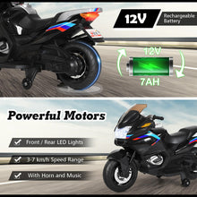 Load image into Gallery viewer, 12V Children Electric Motorbike with Training Wheels
