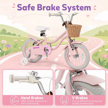 Load image into Gallery viewer, Kids Bike, Children's Training Bicycle | Toddler Bike with Detachable Training Wheels, Basket
