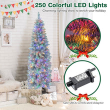 Load image into Gallery viewer, 5 FT/6 FT Pre-Lit Hinged Christmas Tree with Verdant Branches Tips
