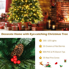 Load image into Gallery viewer, 6FT Pre-Lit Artificial Christmas Tree with 11 Lighting Modes
