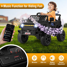 Load image into Gallery viewer, Kids Ride on Car, 12V Battery Powered Toy Car with Remote Control, Lights, Music, Horn
