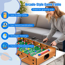 Load image into Gallery viewer, 2 In 1 Multi Game Table Compact Tabletop Foosball Table and Hockey Game
