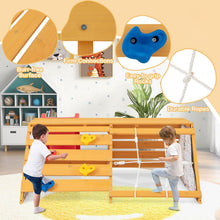 Load image into Gallery viewer, 5 in 1 Kids Climbing Set, Toddler Climbing Frame with Slide
