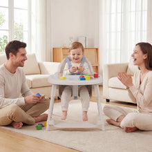 Load image into Gallery viewer, 4-in-1 Convertible Baby High Chair with 2 Heights Removable Double Tray
