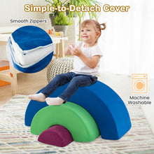 Load image into Gallery viewer, 3 Pieces Soft Play Equipment Activity Play Set
