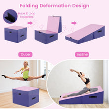 Load image into Gallery viewer, Incline Gymnastics Mat Indoor Outdoor Folding Exercise Yoga Mat
