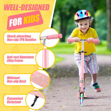 Load image into Gallery viewer, Foldable Kids Scooter Adjustable with Lighted Wheels and Kickstand
