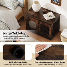 Load image into Gallery viewer, Dog Crate Furniture, Wooden Dog Cage with Chew-proof Metal Mesh
