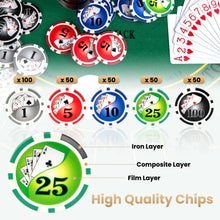Load image into Gallery viewer, Poker Chip Set, Casino Poker Chips (300 PCS)
