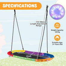 Load image into Gallery viewer, Kids Nest Swing with LED Lights
