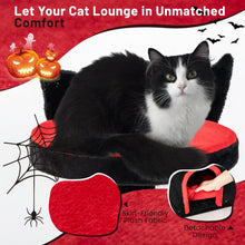 Load image into Gallery viewer, Gothic Cat Tree 134cm Tall Cat Tower with Cat Bed for Indoor Kitten and Adult Cat
