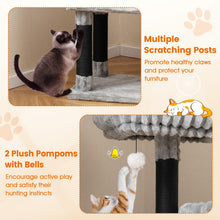 Load image into Gallery viewer, Cat Tree, 156cm Tall Multi-Layer Cats Tower with 2 Perch Beds
