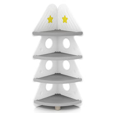 Load image into Gallery viewer, 4-Tier Kids Corner Bookshelf for Kids Room and Nursery Playroom
