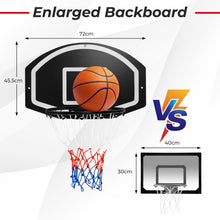 Load image into Gallery viewer, 72 x 45.5cm Wall Mounted Basketball Hoop
